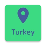 turkey map android application logo